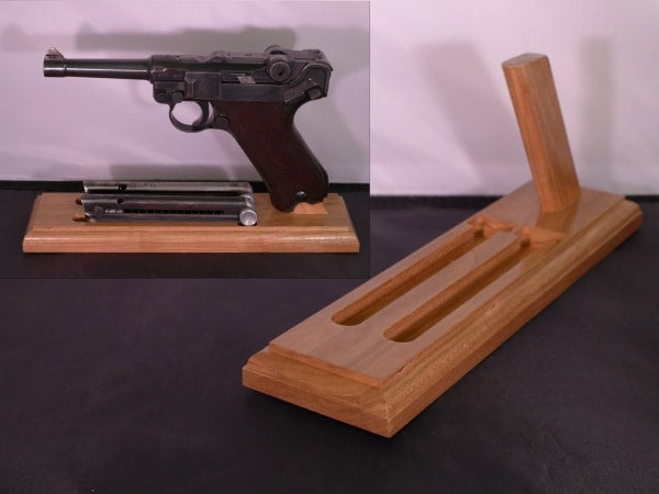 Gun Display Stands for the Luger P.08 9mm and .30 | DonaldEvans